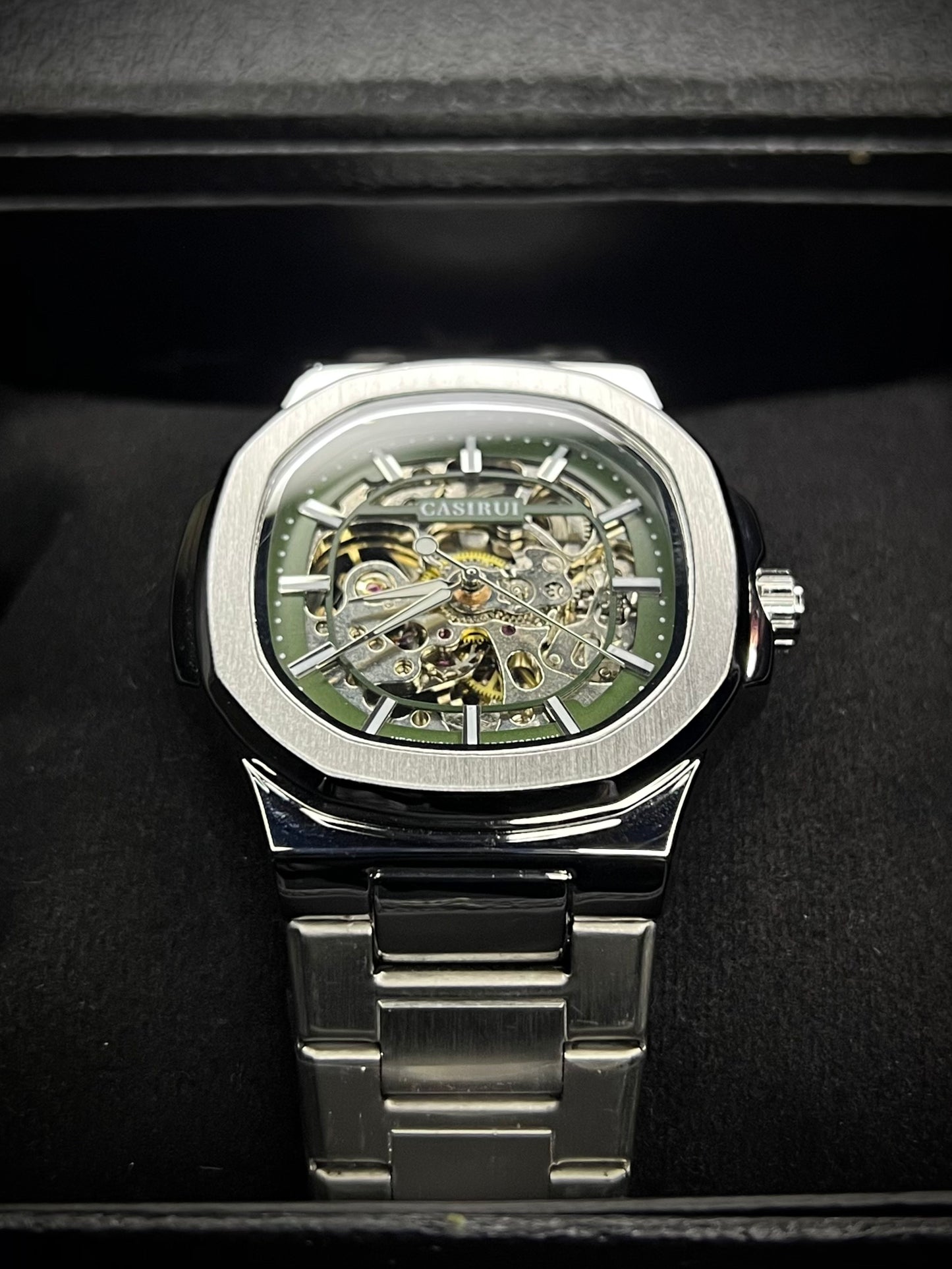 Automatic Elegant Watch (Skeleton Dial)