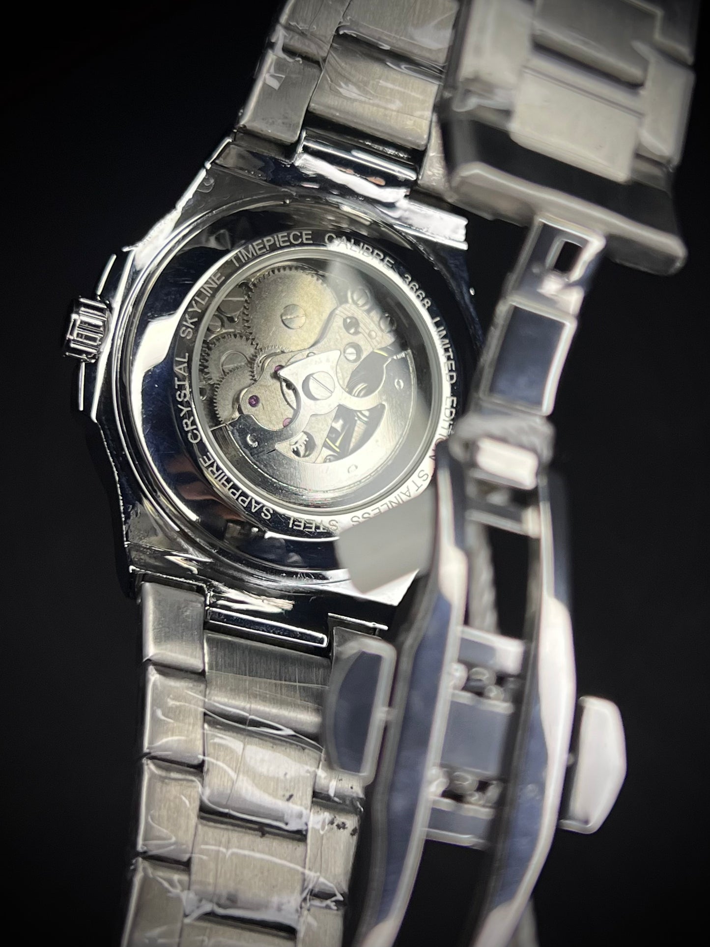 Automatic Elegant Watch (Skeleton Dial)